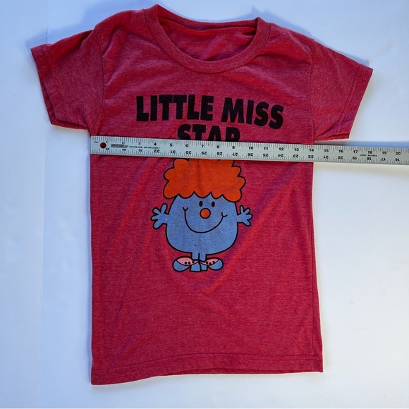 XS “LITTLE MISS STAR” T-SHIRT RED - Picture 3 of 5